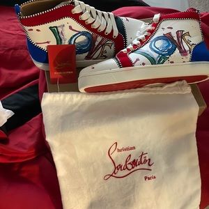 Christian Louboutin red bottom shoes